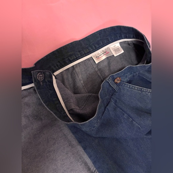 Talbots Vintage 90s Y2K Preppy Basic Blue Denim Maxi Wrap Skirt - Petite Size 10 - Picture 5 of 7